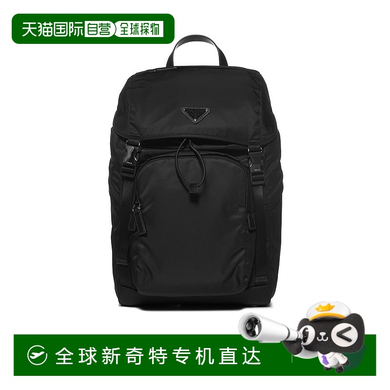 1h可退 香港直邮PRADA 男士双肩包 2VZ135HOL2DMGF0002 AW2025 黑