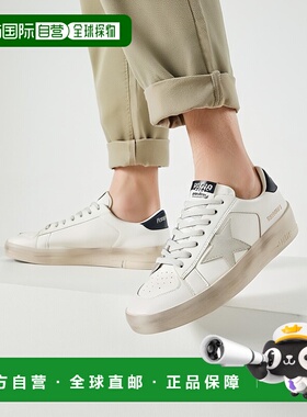 1h可退 香港直邮潮奢 GOLDEN GOOSE 男士 白色 Stardan 运动鞋 GM