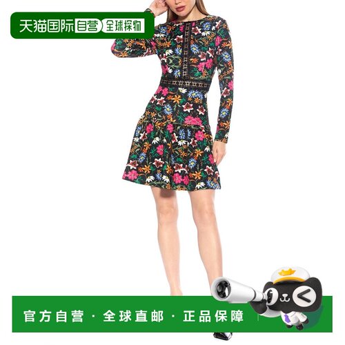 自营Alexia Admor Alexa Fit and Flare连衣裙-黑色 美国奥莱直发