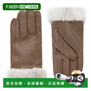 2025AW 女士羊皮翻边手套黑色103178 Australia 日本直邮UGG