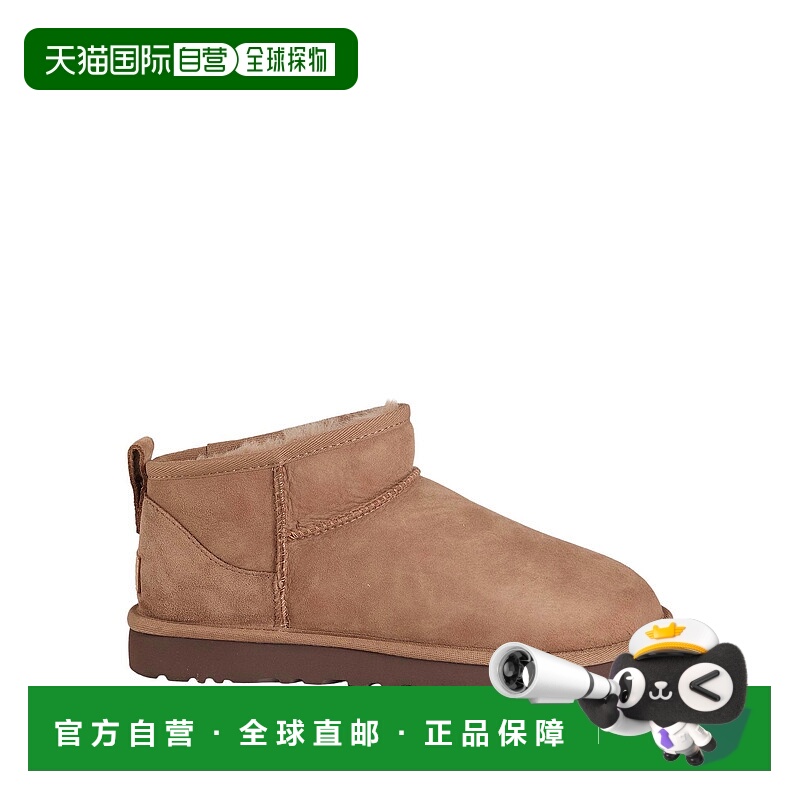 1h可退 香港直邮潮奢 Ugg 女士 脚踝靴 brown棕色 舒适时尚