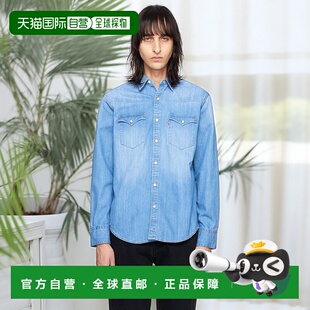 1h可退 香港直邮潮奢 Levi'S 李维斯 男士 蓝色 Barstow Western