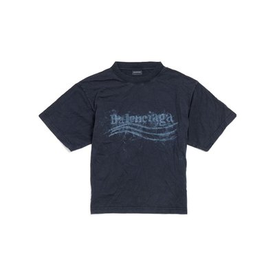 BALENCIAGA 女士T恤 850990TTVD81055 AW2025 蓝色