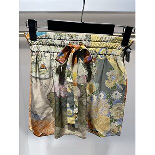 花色 GUCCI AW2024 383453ZEP317609 松紧腰半身裙 女士半身裙