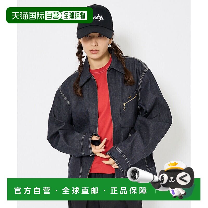 日本直邮ABAHOUSE Lee 卫衣 牛仔夹克 黑色外套图片