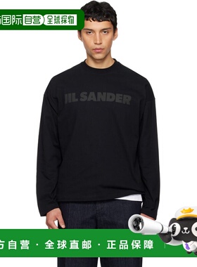 香港直邮Jil Sander 吉尔 桑达 男士 黑色徽标 T 恤 J21GC0167J20
