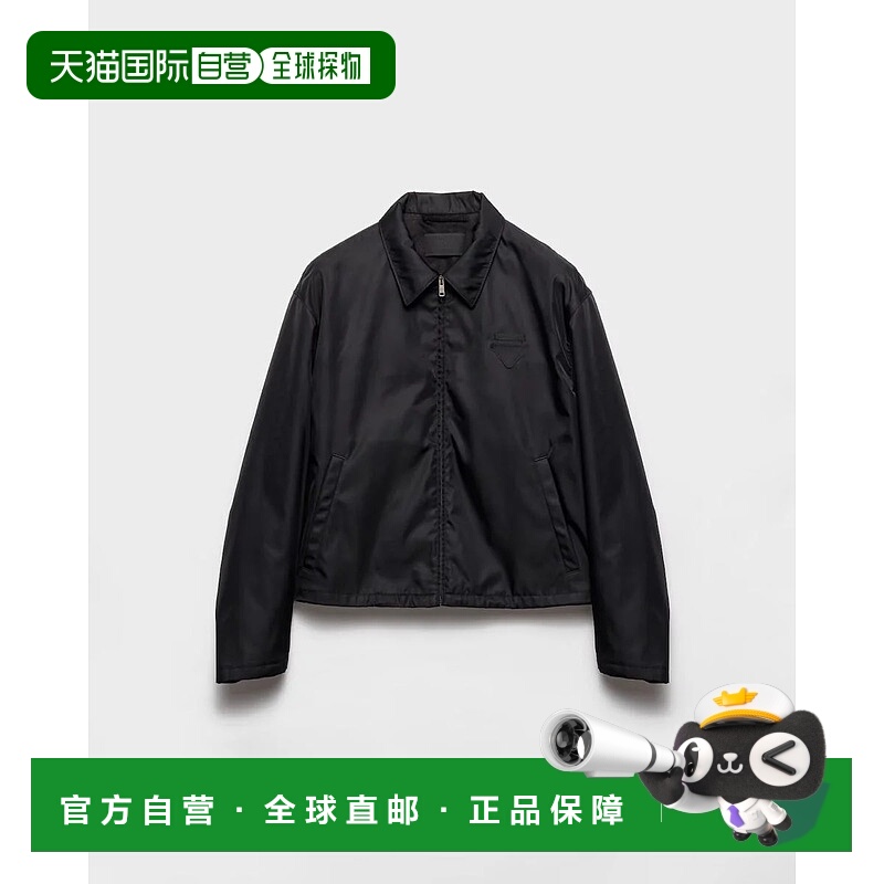 1h可退 香港直邮PRADA 男士夹克 SGC9051WQ8F0002SOOO AW2025 黑