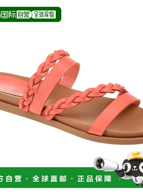 自营 Journee Collection 女士宽幅 Colette 凉鞋 - 珊瑚色 美国