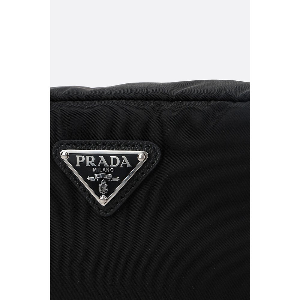 PRADA 女士单肩包 1NS175R067F0002 CO 黑色 徽标手拿包