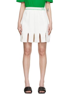 潮奢 Bottega Veneta 葆蝶家 女士 灰白色粘纤短裙 703054V22P0