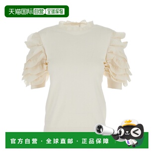 C24UMP15510 荷叶边T恤 香港直邮Chloe 短袖