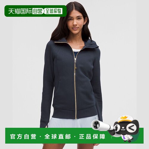 自营1h可退 欧洲直邮LULULEMON露露乐檬 拉链式Scuba连帽衫