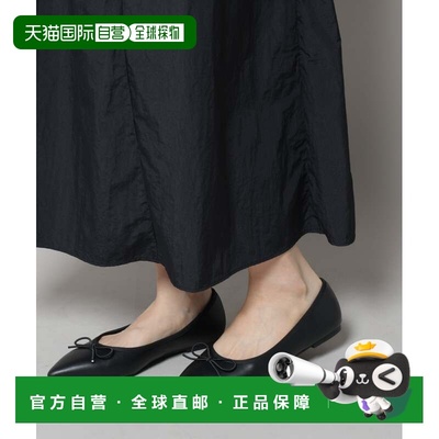 日本直邮NANO universe Pointed Toe Ribbon Flat Pumps