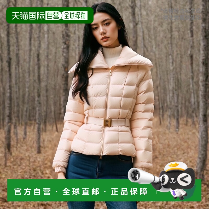 香港直邮ELISABETTA FRANCHI 宽领短版尼龙外套外套PI76D46E2CI4