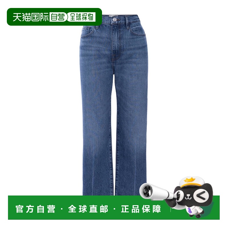 自营frameWomen's Mariner Clean Le Jane Crop Jeans In Blue -