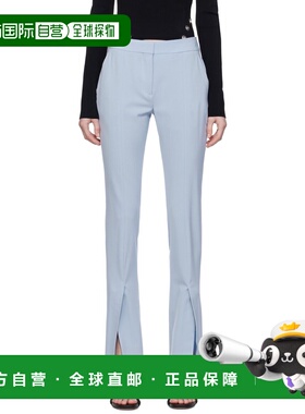 1h可退 香港直邮潮奢 off-white 女士 蓝色 Basic 长裤 OWCA136F2