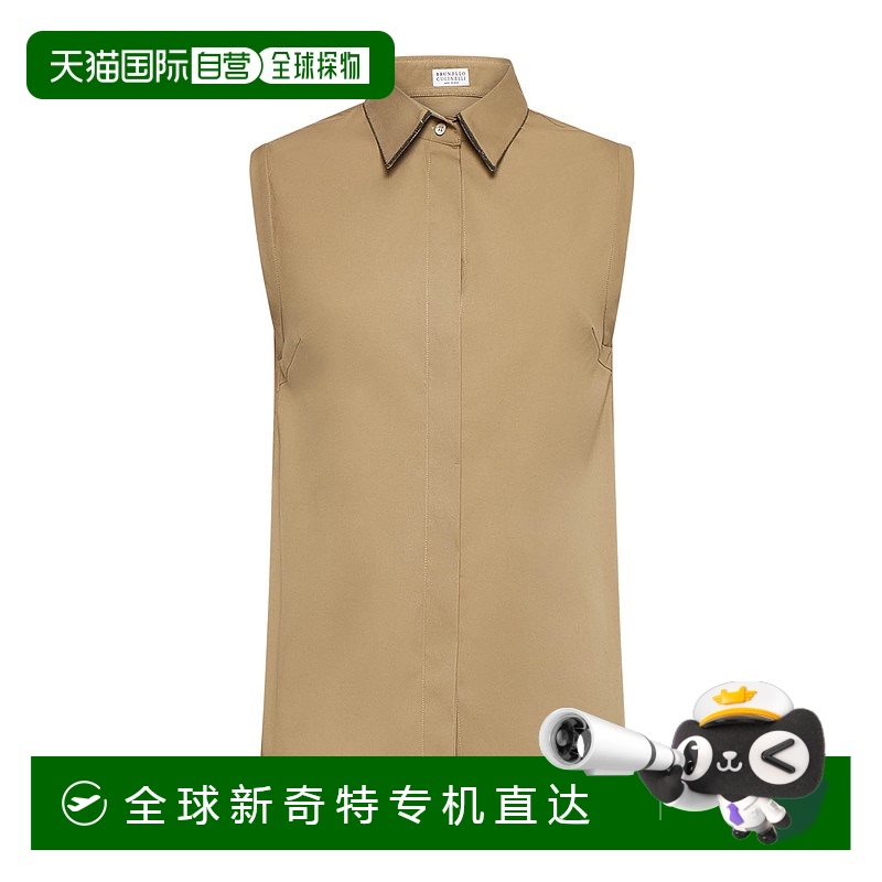 香港直邮Brunello Cucinelli无袖衬衫 M0091MA616