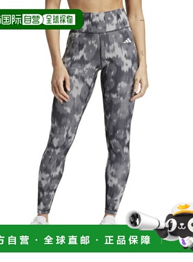 日本直邮 adidas 女士 Optime Essentials 印花瑜伽裤 IK5446-JSD