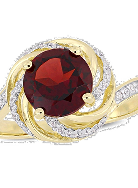 自营 mimi & maxmimi & max2 1/7 克拉 TGW 石榴石白色托帕石