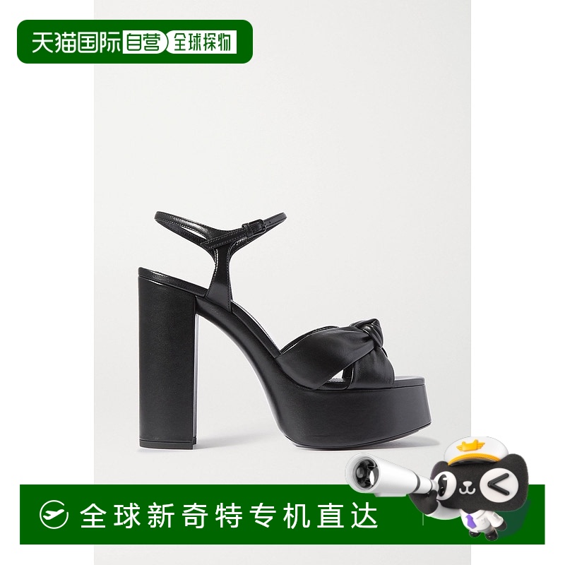 1小时内可退 香港直邮Saint Laurent 圣罗兰 女士 Bianca 结饰皮