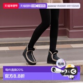 18女士复古简约皮毛一体加厚冬季 欧洲直邮Mou ESKIMO 保暖雪地靴