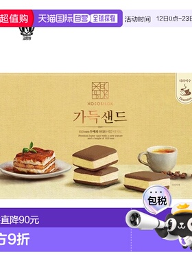 韩国直邮COLOMBIN 提拉米苏饼干(大包装) 24.33g*9片奶酪混合可可
