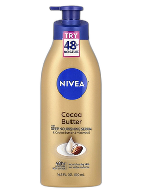 香港直邮妮维雅,Cocoa Butter Body Lotion, 16.9 fl oz (50正品