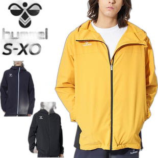 日本直邮 Hummel 针织夹克男式 Hummel 十字全拉链连帽衫外套薄型