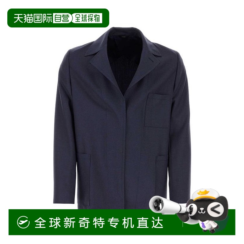 韩国直邮FENDI24SS西装外套男FJ0797AR8S F04V6 Blue