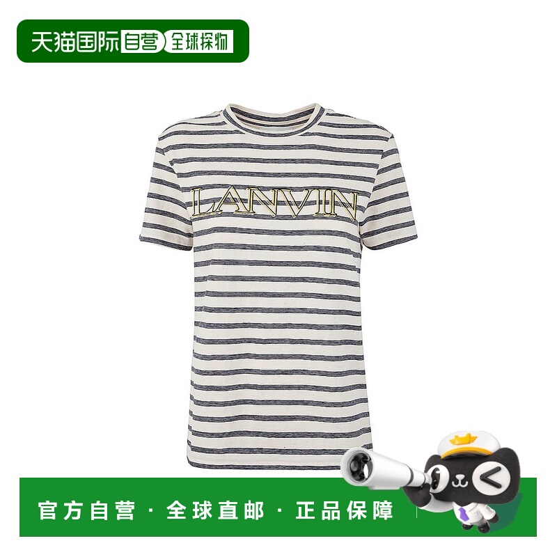 1h可退 欧洲直邮LANVIN 女士T恤 RWTS0030J004E230220条纹