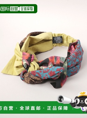 1h可退 日本直邮CA4LA 男女同款拼接花纹发带 SHK01209发饰头饰