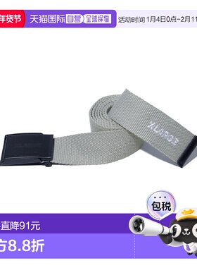 1h可退 日本直邮XLARGE 男女同款 标准logo腰带 半自动扣 1012610