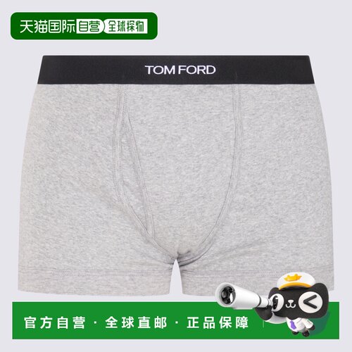 1h可退 香港直邮TOM FORD 男士内衣 T4LC3104020 SS2025 灰色 徽