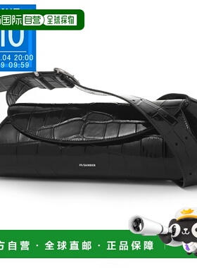 日本直邮JIL SANDER CANNOLO 小号单肩包 黑色 女士 j07wd0023 p8