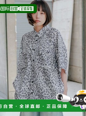 1h可退 日本直邮PAGEBOYLIM 女士宽松印花衬衫 568613新款