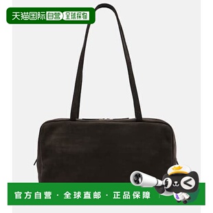 1h可退 香港直邮潮奢 The Row 女士 Astra 皮革手提包 brown棕色