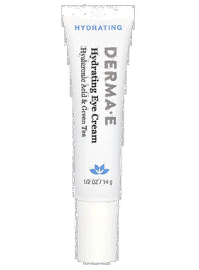 香港直邮Derma E德玛依保湿眼霜含透明质酸绿茶滋润温和细腻正品
