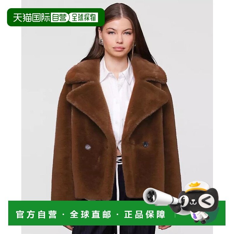 1h可退 【美国直邮】avec les filles 女士 大衣皮草西装,女装/女士精品,毛呢外套,淘宝优惠券,粉丝福利购,淘宝优惠卷
