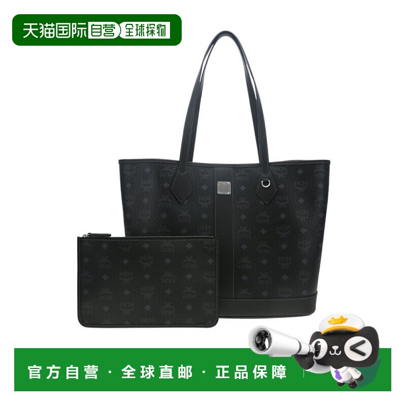 香港直邮MCM 女士手提包 MWPGSLR02BLACK SS2026 黑色 Liz Vi 中图片