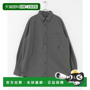 1h可退 日本直邮EKAL男装宽松UR TECH尼龙塔萨长袖衬衫半开襟设计