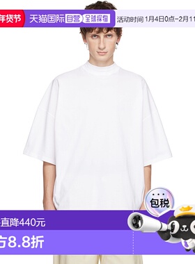 1h可退 香港直邮潮奢 Jil Sander 吉尔 桑达 男士 白色 Cotton Mo