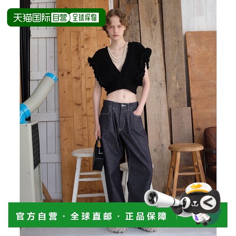 1h可退 日本直邮LEINWANDE 女士 2025春夏新款 编织针织马甲 立体