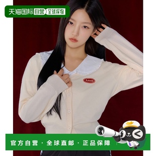 Worldwide WAPPEN 女士毛针织衫 LOGO CARDIGAN BASIC 韩国直邮Ames