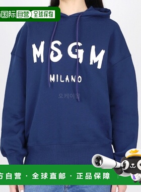 韩国直邮MSGM 3641MDM515 247000 89 连帽拉链棉质女士T恤衫卫衣