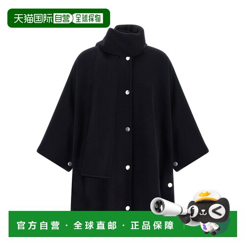 香港直邮PINKO 女士大衣 107182A3FTG03 AW2026 蓝色 Caban coat