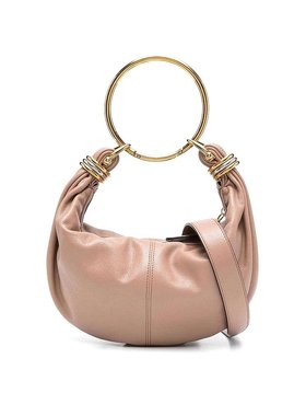 CHLOÉ 女士斜挎包 C24AS611N72527 AW2024 粉红色 Small Hobo Bag