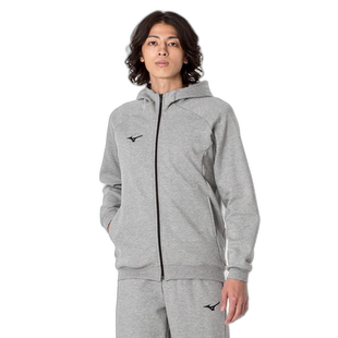 日本直邮MIZUNO Sweat 全拉链连帽衫男女通用田径运动衫男式 32MC