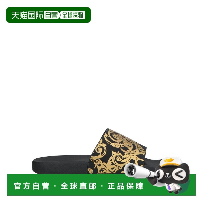 1h可退 香港直邮潮奢 versace 范思哲 男士 凉鞋 black黑色 舒适,流行男鞋,其他凉鞋,淘宝优惠券,粉丝福利购,淘宝优惠卷