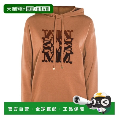 1h可退 香港直邮潮奢 MaxMara 麦斯玛拉 女士 驼色羊毛卫衣 25213