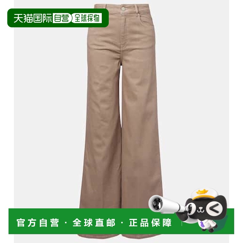 香港直邮JOSEPH 约瑟夫 女士 Abbey 阔腿牛仔裤 beige米色 舒适时